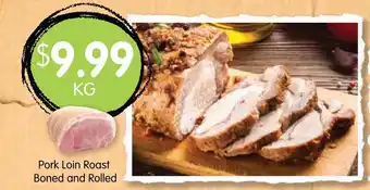 Spudshed Pork Lion Roast Boned and Rolled offer