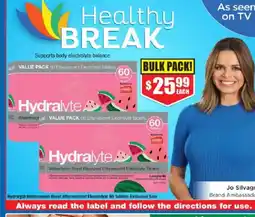 Chemist Warehouse Hydralyte watermelon burst effervescent electrolyte offer