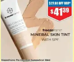 Chemist Warehouse Freezeframe pro-collagen sunceutical offer