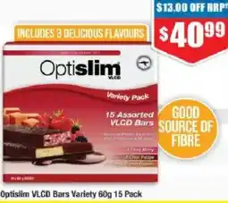 Chemist Warehouse Optislim vlcd bars variety offer