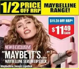 Chemist Warehouse Maybelline serum lipstick offer
