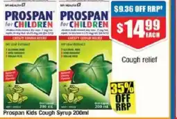 Chemist Warehouse Prospan kids cough syrup offer