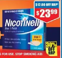 Chemist Warehouse Nicotinell mint chewing gum step 1 patch offer