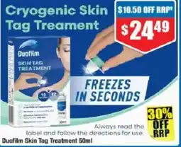 Chemist Warehouse Duofilm skin tag treatment offer