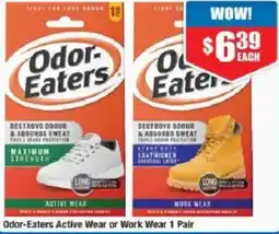 Chemist Warehouse Odor-Eaters Active Wear or Work Wear offer