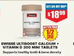 Chemist Warehouse Swisse ultiboost calcium + vitamin d offer