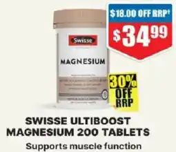 Chemist Warehouse Swisse ultiboost magnesium offer