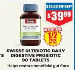 Chemist Warehouse Swisse ultibiotic daily digestive probiotic offer