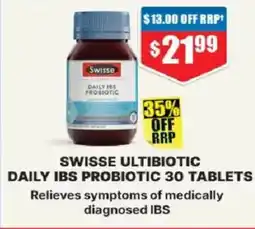 Chemist Warehouse Swisse ultibiotic daily ibs probiotic offer