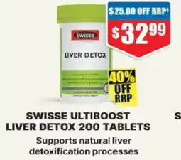 Chemist Warehouse Swisse ultiboost liver detox offer