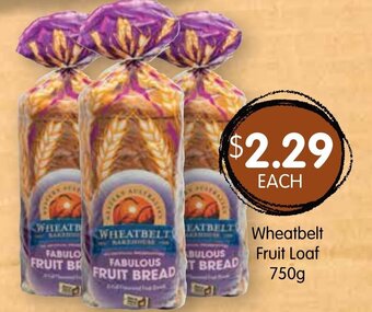 Spudshed Wheatbelt Fruit Loaf 750g offer