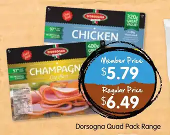 Dorsogna Quad Pack Range Regular Price