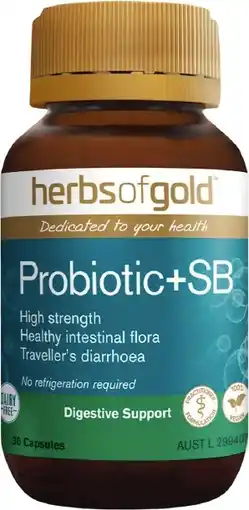 healthylife Herbs of Gold Probiotic + SB 30 Capsules offer