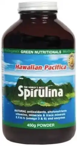 healthylife Green Nutritionals Hawaiian Pacifica Spirulina Powder offer