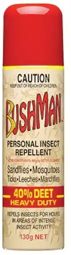 healthylife Bushman Ultra Heavy Duty 40% Deet Insect Repellent Aerosol offer
