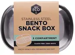 healthylife Ever Eco Bento Box Stainless Steel Three Compartment offer