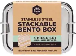 healthylife Ever Eco Bento Box Stackable Bento 2 Tier + Mini Snack Container offer