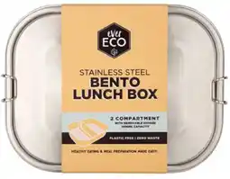healthylife Ever Eco Stainless Steel Bento Lunch Box 2 Compartment offer
