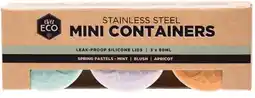 healthylife Ever Eco Stainless Steel Mini Containers offer