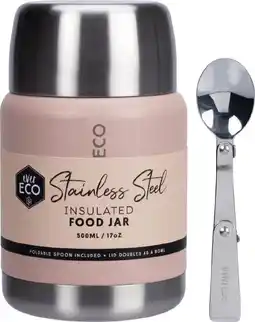 healthylife Ever Eco Insulated Stainless Steel Food Jar Rose offer