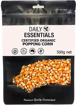 healthylife Daily Essentials Organic Popping Corn offer