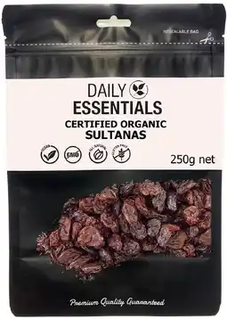 healthylife Daily Essentials Organic Sultanas offer