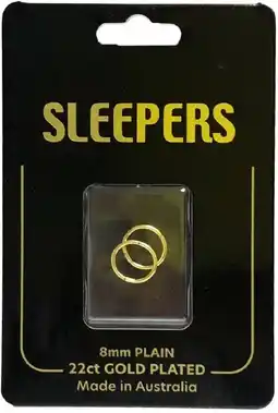 healthylife Studex Mini Plain Sleeper Earrings Gold or Silver 8mm - 1 Pair offer