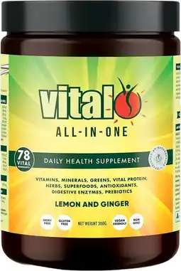 healthylife Vital All-In-One Daily Health Supplement Lemon and Ginger offer