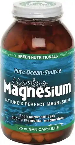 healthylife Green Nutritionals Marine Magnesium  120 Vege Caps offer