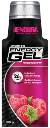 healthylife Endura Sports Energy Gel Raspberry offer