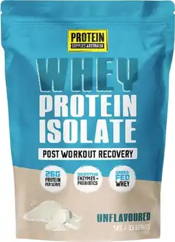 healthylife Protein Supplies Australia Whey Protein Isolate Unflavoured offer