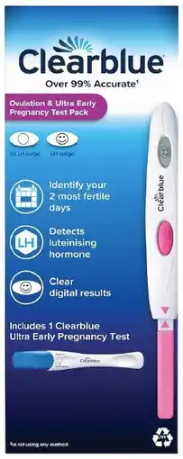 healthylife Clearblue Ovulation Test + 1 Pregnancy Test offer
