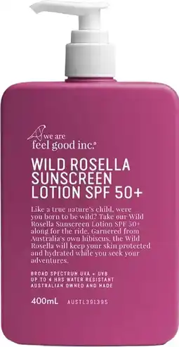 healthylife We Are Feel Good Inc. Wild Rosella Sunscreen SPF50 offer