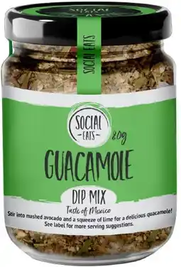 healthylife Social Eats Guacamole Dip Mix offer