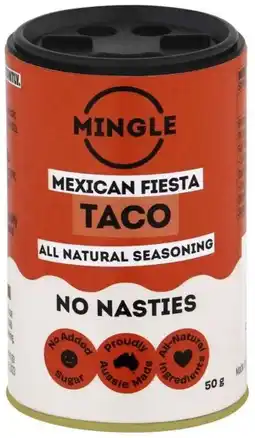 healthylife Mingle Seasoning Mexican Fiesta All Natural Taco Seasoning offer