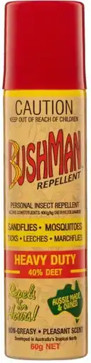 healthylife Bushman Heavy Duty 40% Deet Insect Repellent offer