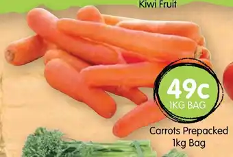 Spudshed Carrots Prepacked 1kg Bag offer
