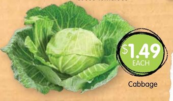Spudshed Cabbage offer
