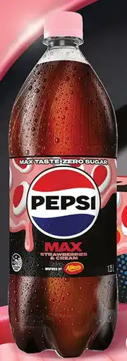 IGA NEW Pepsi Max Strawberries & Cream offer