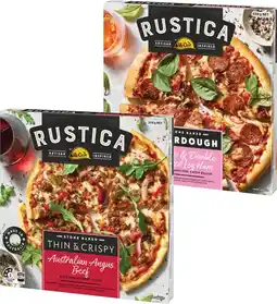 IGA Rustica by McCain Stone Baked Pizza 335‑460g Selected Varieties offer