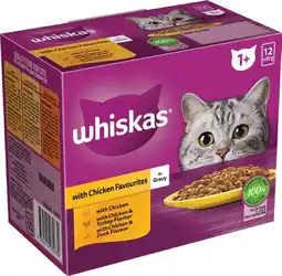 IGA Whiskas Favourites Wet Cat Food Selected Varieties offer