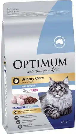 IGA Optimum Dry Cat Food Selected Varieties offer