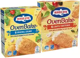 IGA Birds Eye Oven Bake Fish Fillets Selected Varieties offer
