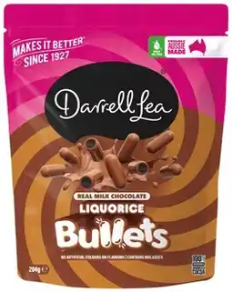 IGA Darrell Lea Chocolate Coated Share‑204g Selected Varieties offer