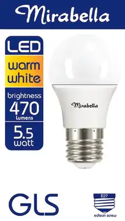 IGA Mirabella LED Globe 5.5W Selected Varieties offer