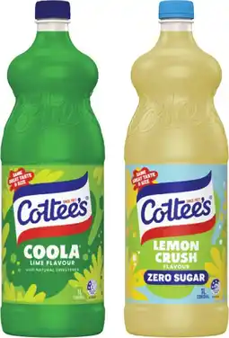 IGA Cottee’s Cordial Selected Varieties offer