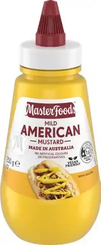 IGA MasterFoods Squeezy Mustard 250‑275g Selected Varieties offer