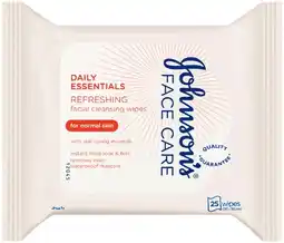 IGA Johnson’s Facial Cleansing Wipes Selected Varieties offer