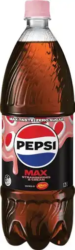 IGA NEW Pepsi Max Strawberries and Cream offer