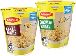 IGA Maggi Cup Noodles 58‑65g Selected Varieties offer